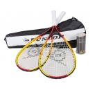 ZESTAW SPEED-BADMINTON DUNLOP RACKETBALL SET RED/YELLOW